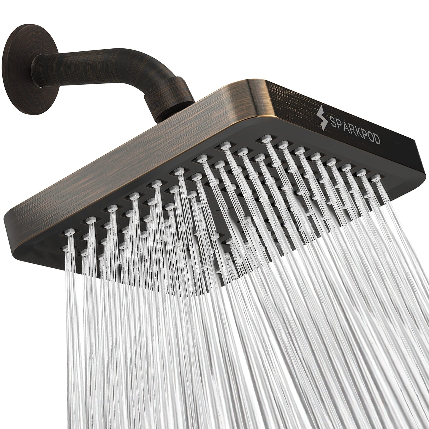 SparkPod High Pressure Rain Shower Head - 6 Inch