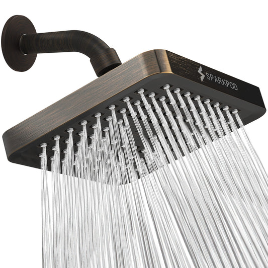 SparkPod High Pressure Rain Shower Head - 6 Inch