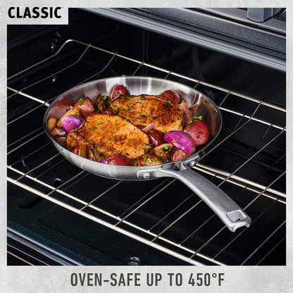 Calphalon 10-Piece Stainless Steel Cookware Set