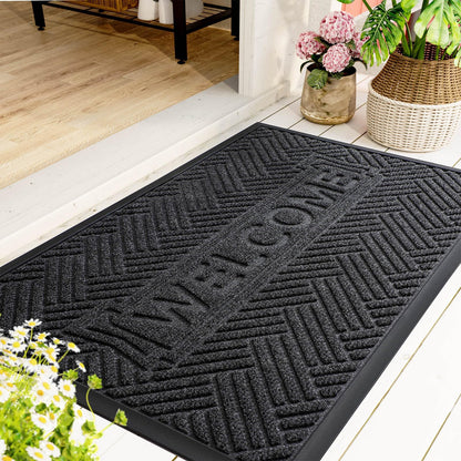 Welcome Non-Slip Outdoor Doormat