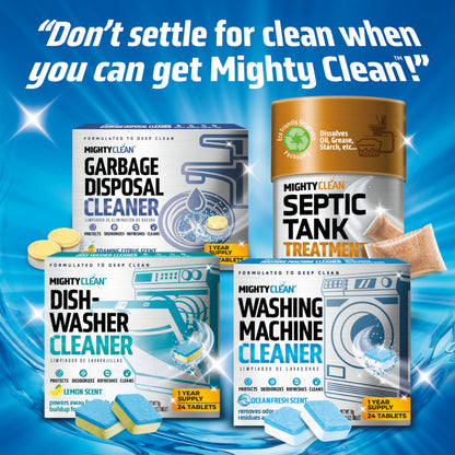 Washing Machine Cleaner Tablets - 24 Pack