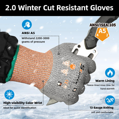 Schwer 12 Pairs Winter Work Gloves
