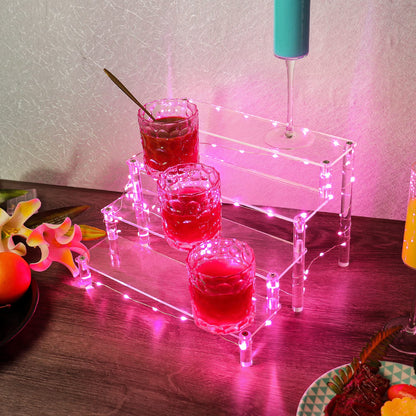 4-Tier Acrylic Display Shelf for Cakes and More