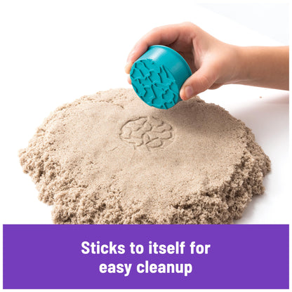 Kinetic Sand, Folding Sand Box with 2lbs Play Sand, 7 Molds & Tools, Sensory Toys, Christmas Gifts for Kids Ages 3+