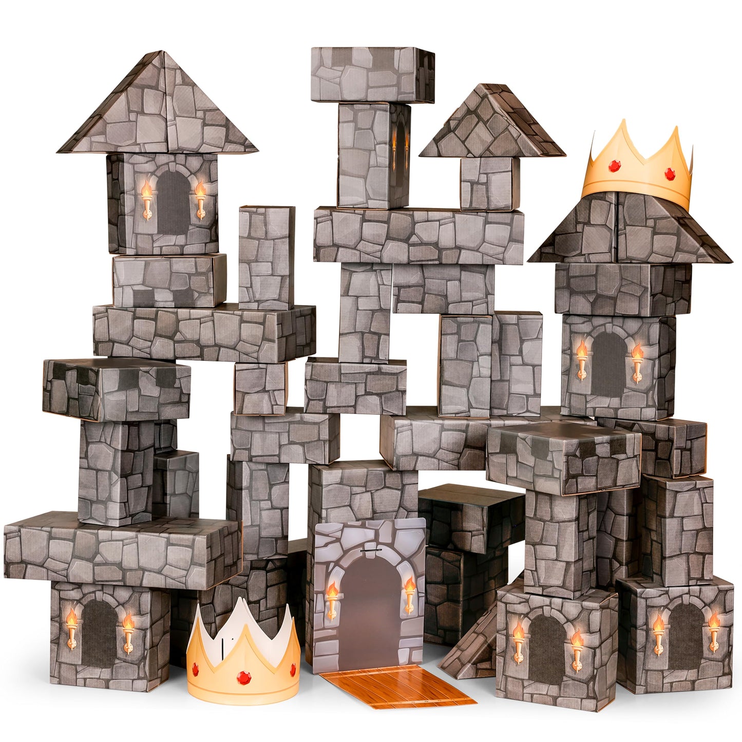 Jumbo Cardboard Building Blocks for Kids