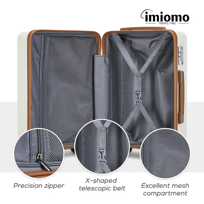 imiono Luxury Hardside Suitcase Set With Spinner Wheels