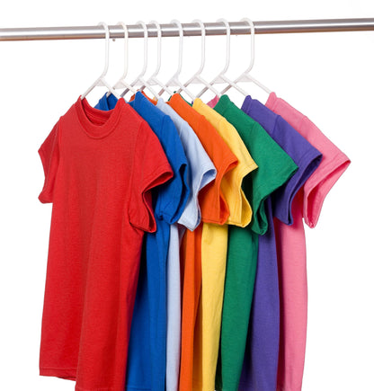 ZOYER 50 Pack Durable Plastic Hangers for Clothes