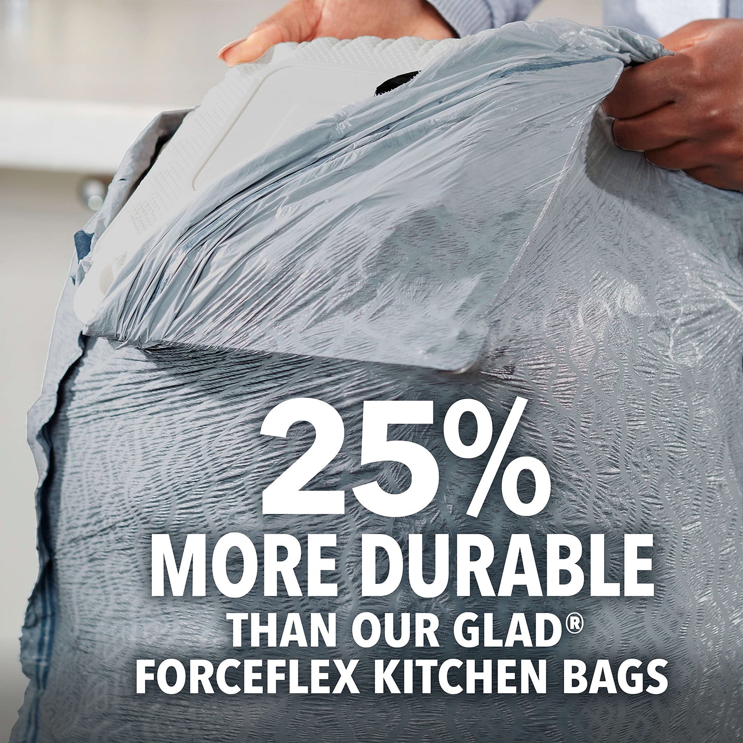 Glad 13 Gallon ForceFlexPlus Trash Bags, 34 Count