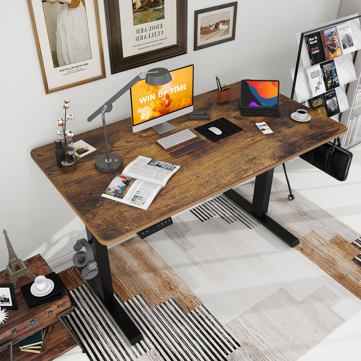 Adjustable Height Electric Standing Desk 40" x 24"