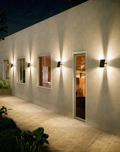 4 Pack Solar Wall Lights Outdoor IP65