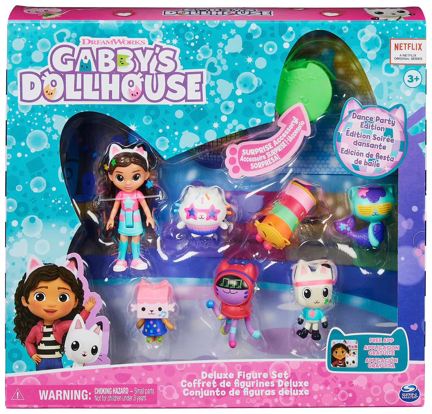 Gabby's Dollhouse Dance Party Figure Set for Kids