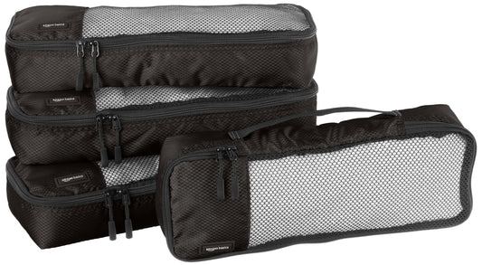 4-Pack Amazon Basics Packing Cubes for Travel