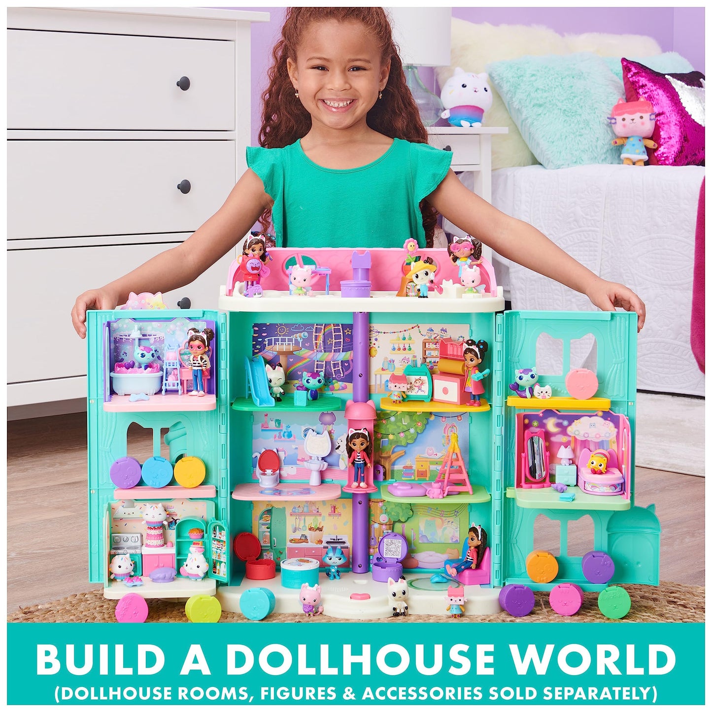 Gabby's Dollhouse Dance Party Figure Set for Kids