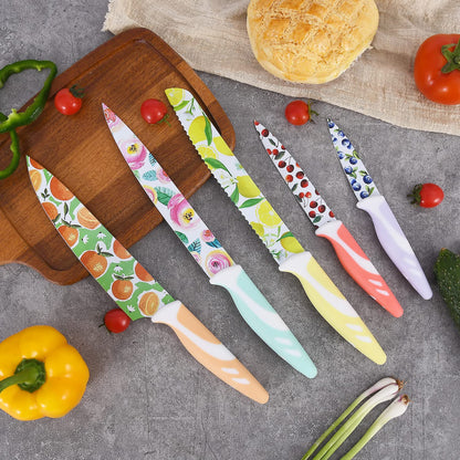 10-Piece Stainless Steel Kitchen Knife Set