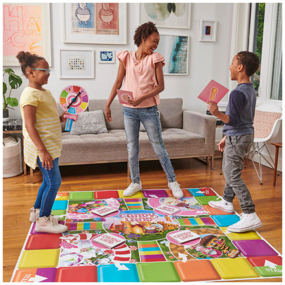 Spin Master Games, Giant Candy Land Game, Activity Game, Kids Party Board Game, Indoor & Outdoor Board Game, Christmas Gifts for Kids, Ages 4+