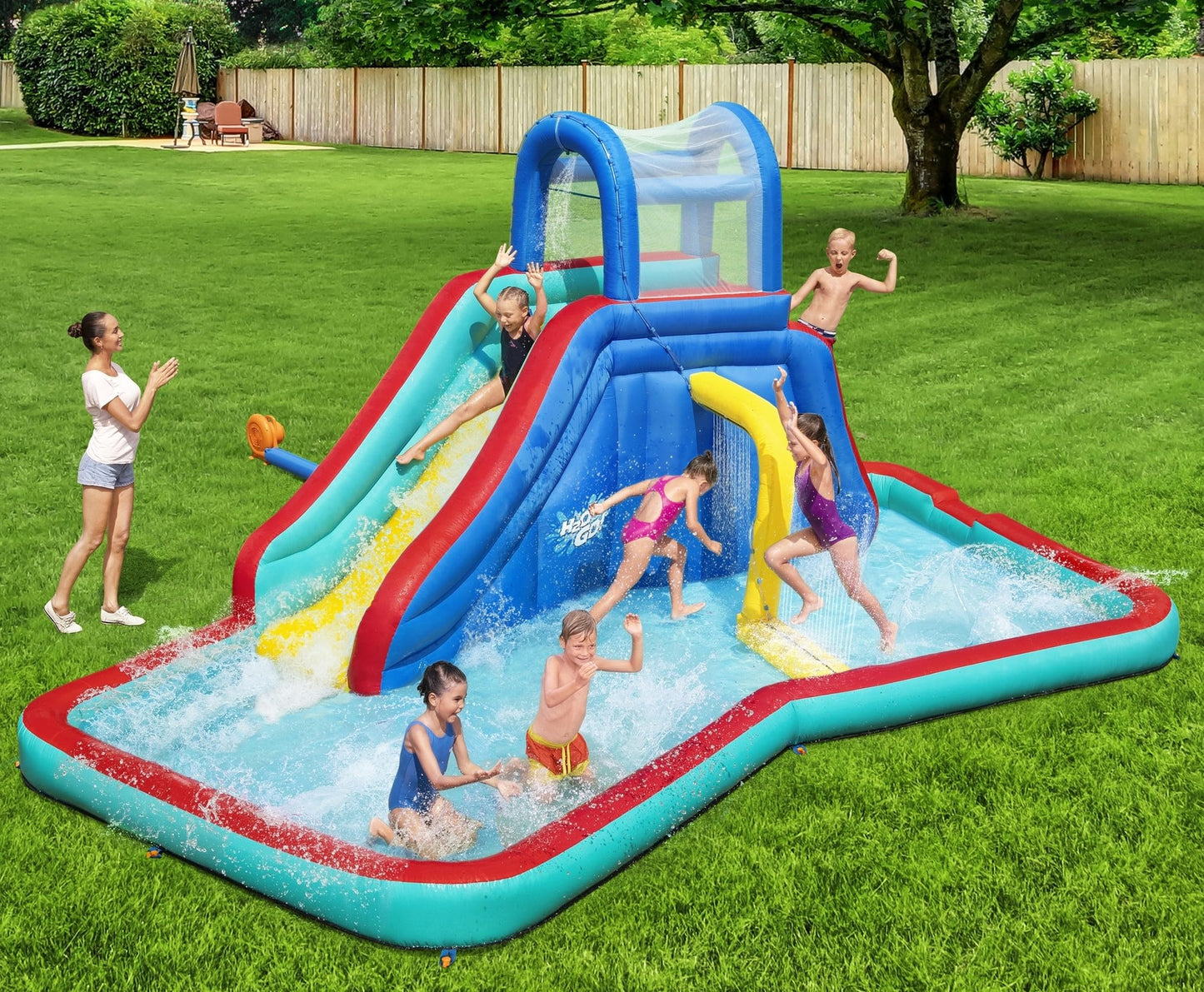 Bestway Inflatable Water Park with Slide for Kids