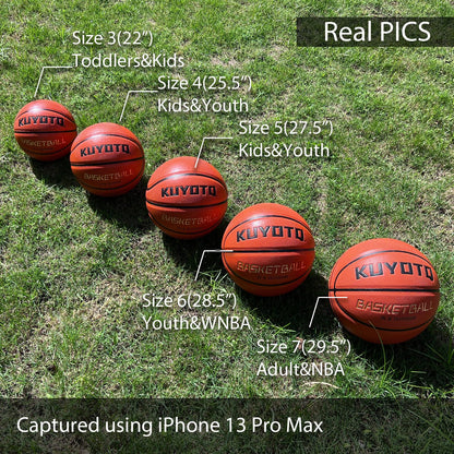 29.5" Size 7 Composite Leather Basketball for All