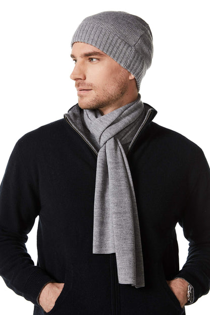 EURKEA Merino Wool Scarf & Beanie Gift Set