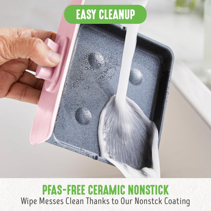 GreenLife 3-in-1 Breakfast Station with Griddles