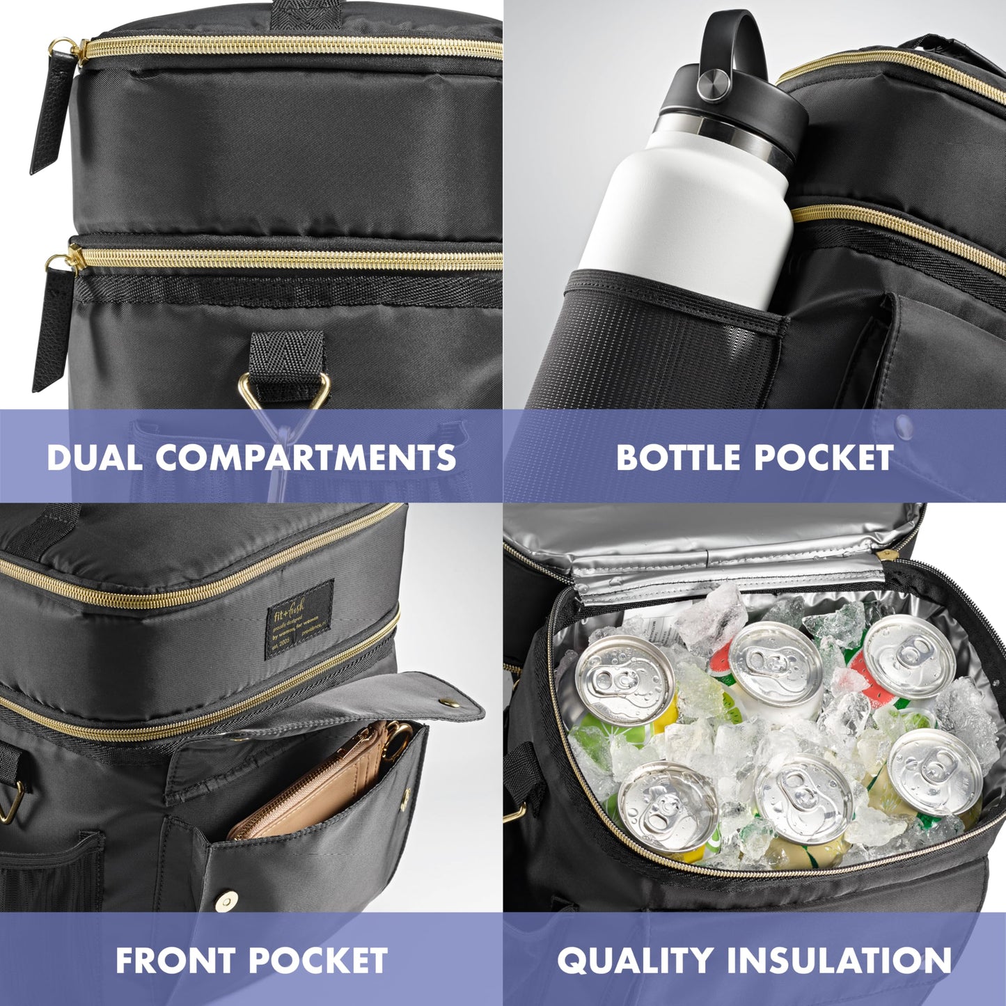 Fit & Fresh Insulated Lunch Bag with Containers