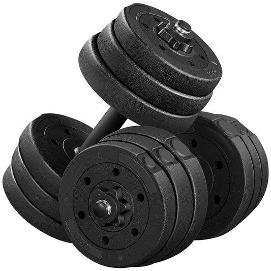 44 LB Adjustable Dumbbell Weight Set