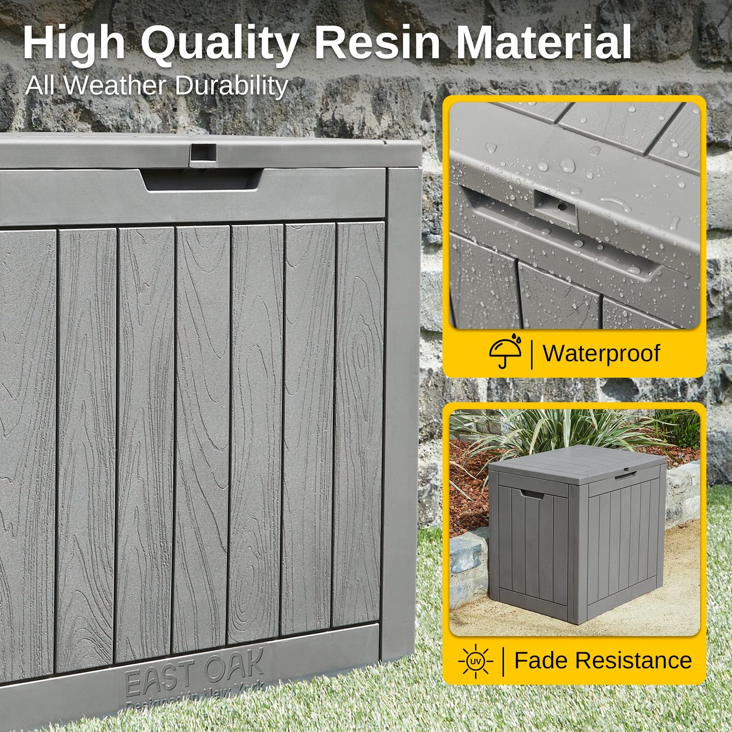 Outdoor Storage Box for Cushions and Tools