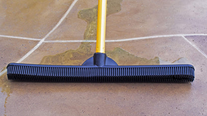 FURemover XL Heavy Duty and Original Indoor/Outdoor Broom Set, Standard and Extra Large, Black and Yellow (Model: 2385A6-AMZ)