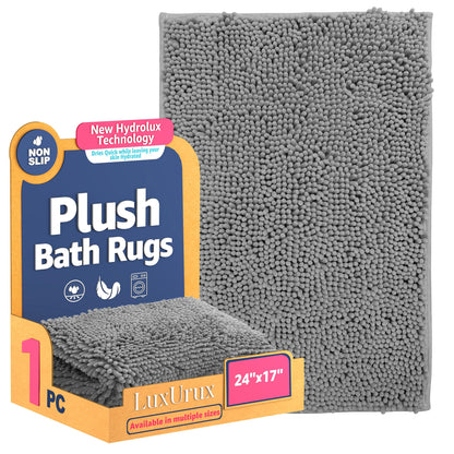 LuxUrux Extra-Soft Non-Slip Bath Mat