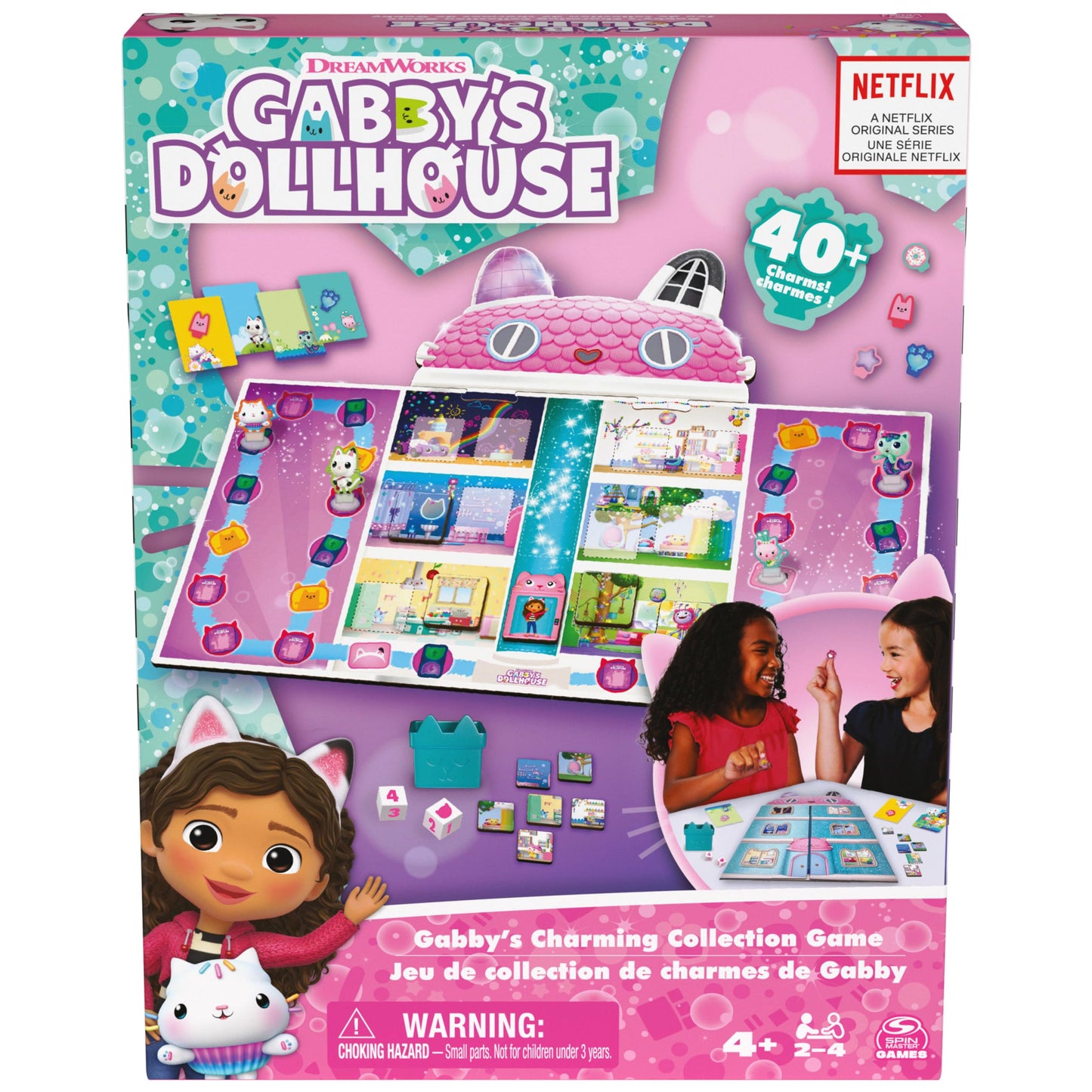 Gabby’s Dollhouse Charming Board Game for Kids