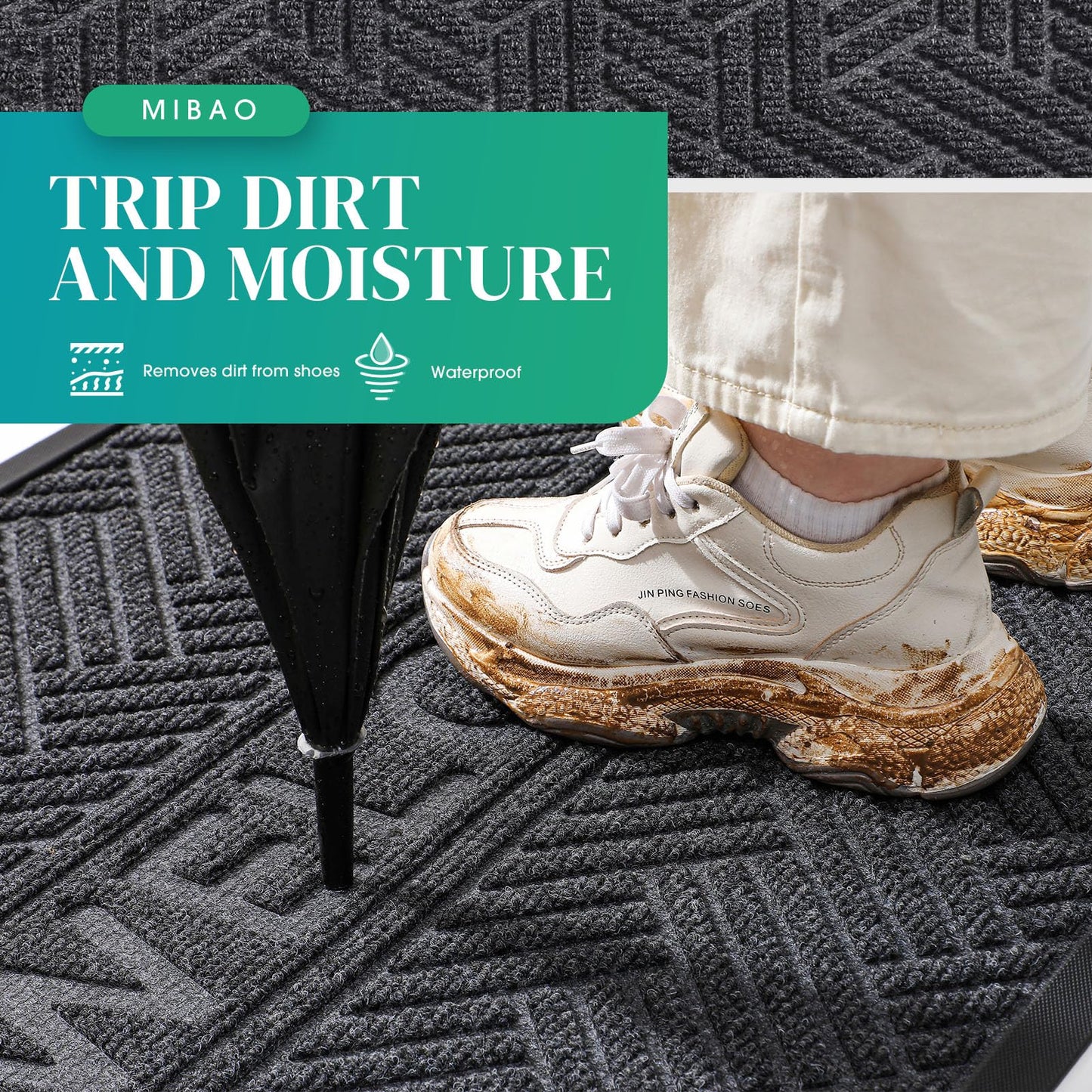 Welcome Non-Slip Outdoor Doormat