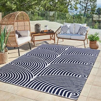 Tiffasea 5'x8' Area Rug, Cotton Woven Washable Rugs, Reversible Living Room Rugs, Indoor Outdoor Rug Farmhouse Floor Carpet for Nursery Room/Dining Room/Office/Patio Decor