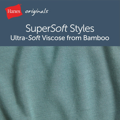 Hanes Supersoft Bamboo Trunks and Boxer Briefs