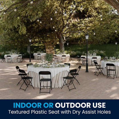 10 Pack Flash Furniture Heavy-Duty Folding Chairs