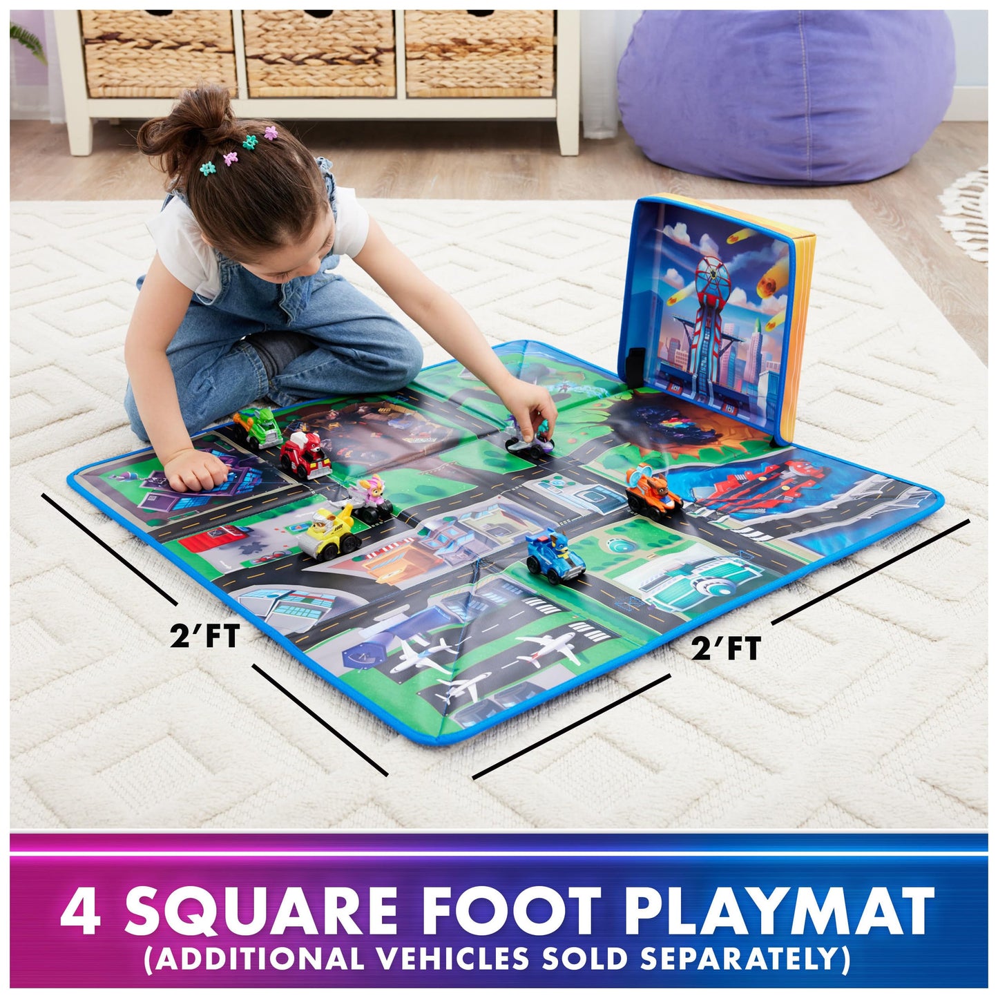 Paw Patrol Mighty Movie Pup Squad Play Mat Pack
