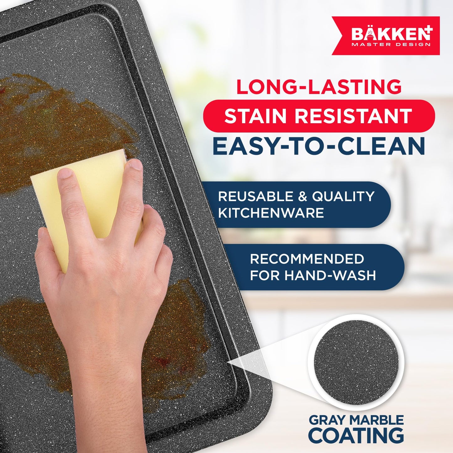 Bakken 3-Piece Nonstick Baking Pan Set