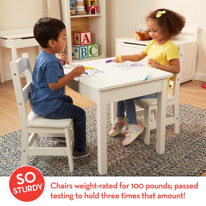 Melissa & Doug Wooden Table and Chairs Set