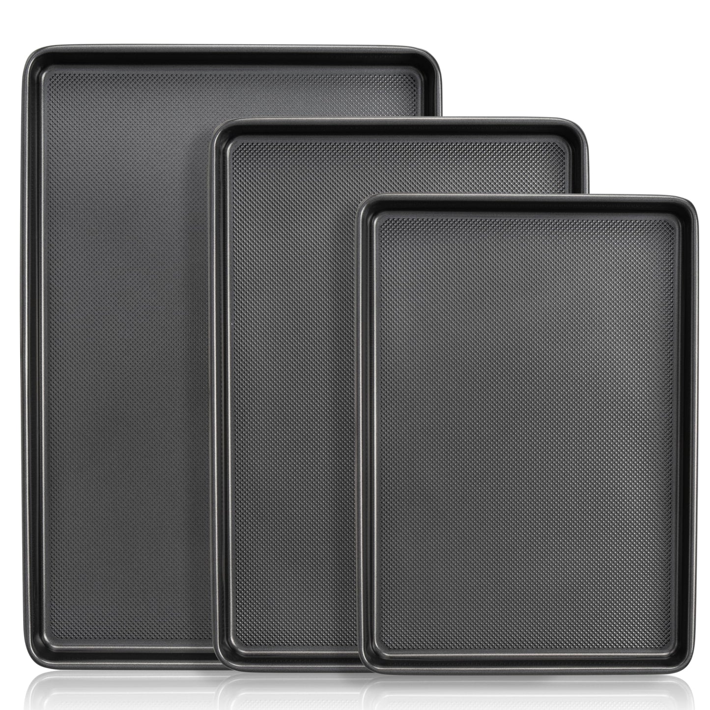 3-Piece Nonstick Baking Sheet Pan Set