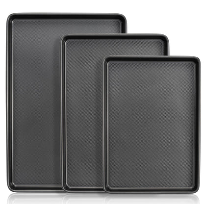 3-Piece Nonstick Baking Sheet Pan Set