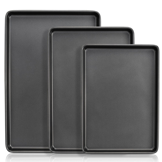 3-Piece Nonstick Baking Sheet Pan Set