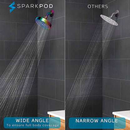 High Pressure Rain Shower Head by SparkPod