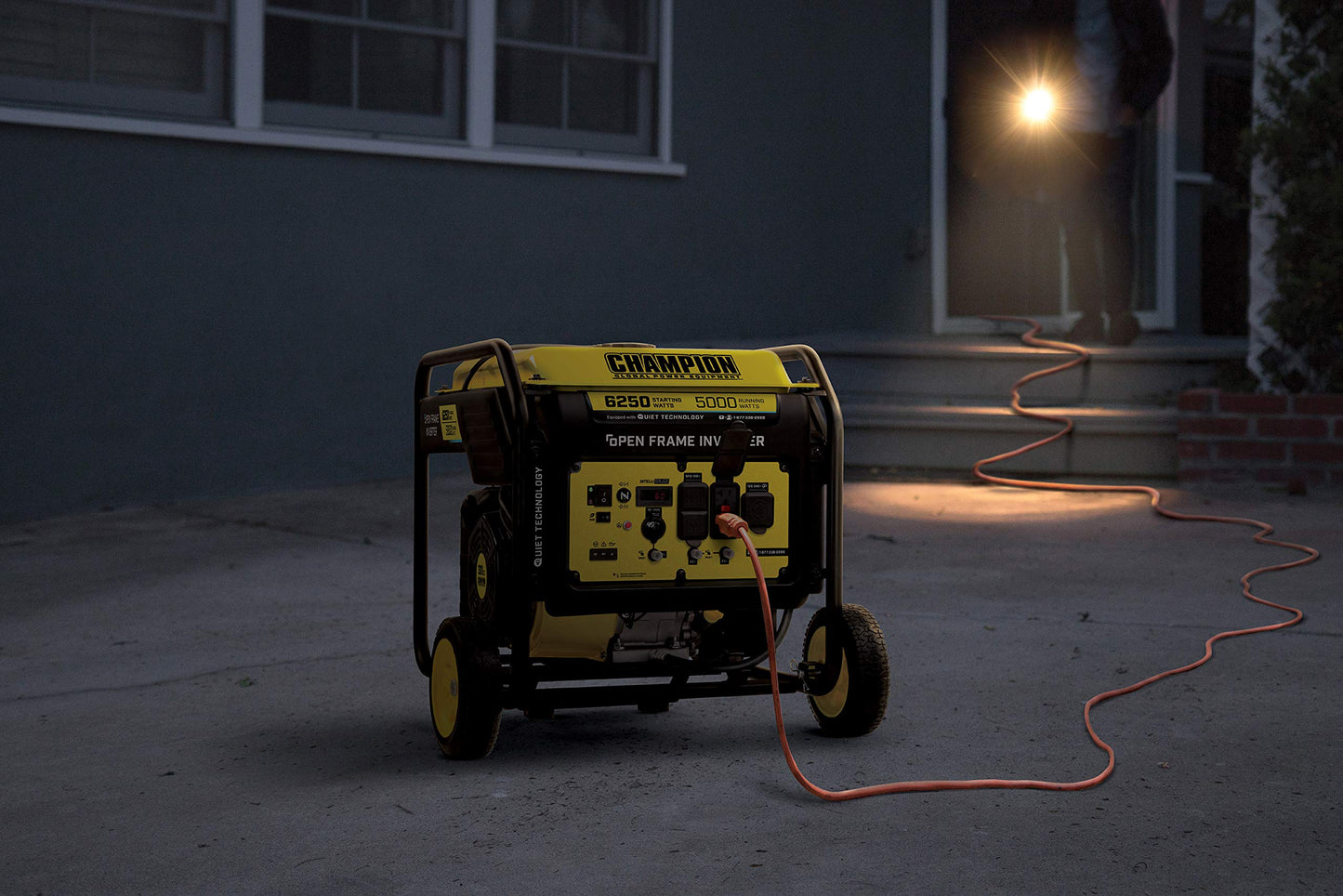 Champion Power Equipment 6250-Watt Portable Open Frame Inverter Generator with Quiet Technology