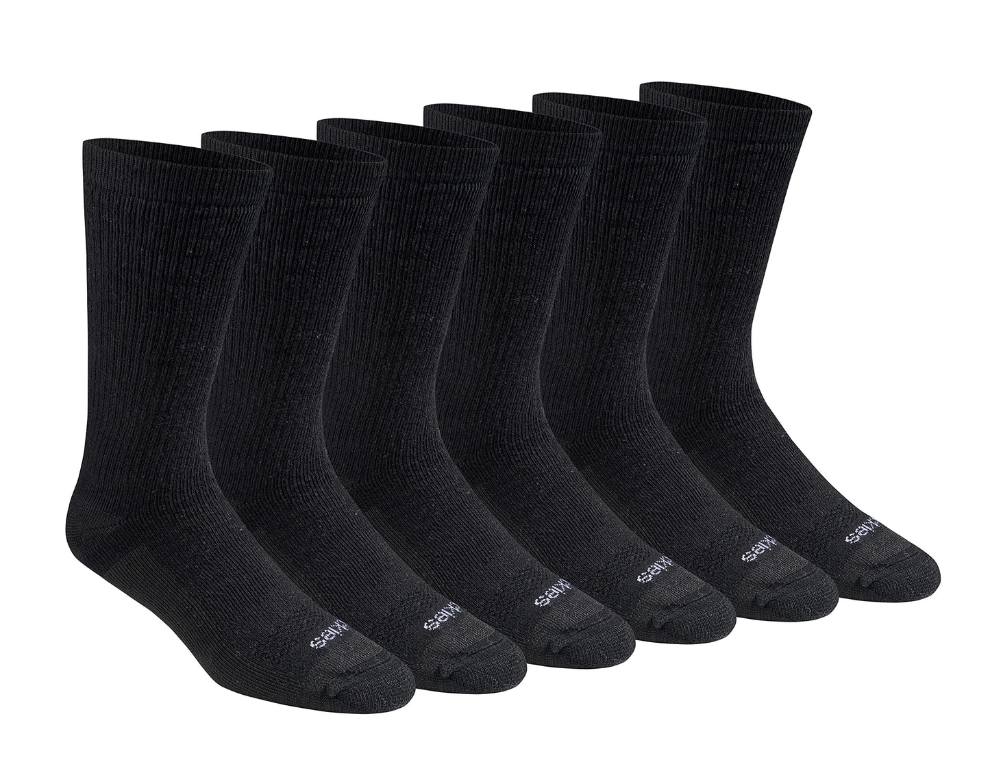 Dickies Moisture Control Crew Socks, 6 Pairs