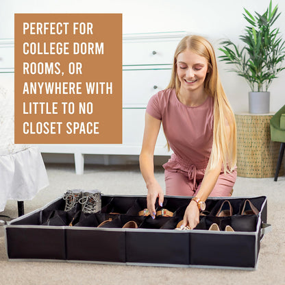 Under Bed Shoe Storage Organizer by HOLDN' STORAGE