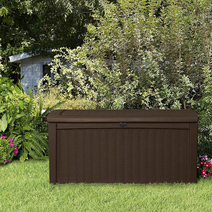 110 Gallon Keter Waterproof Outdoor Storage Box