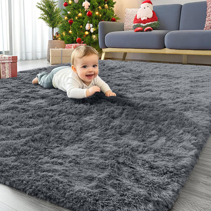 OLANLY Soft Shaggy Area Rug for Living Room