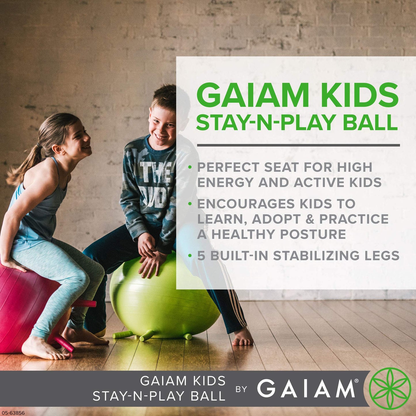 Gaiam Kids Balance Ball Chair for Active Seating