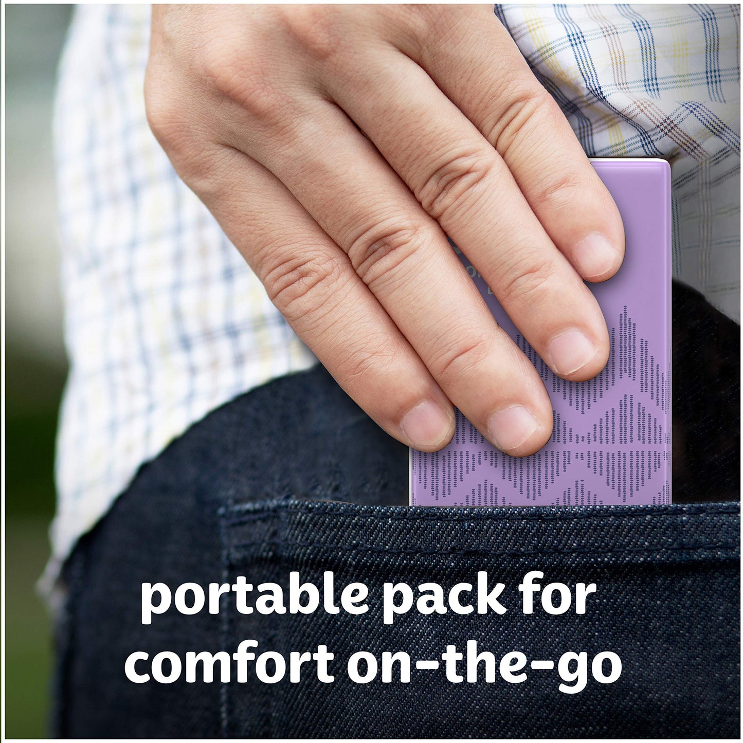 Kimberly-Clark 54635 On The Go Packs Facial Tissues, 3-ply, White, 10/pouch, 16 Pouches/pack, 6 Packs/carton