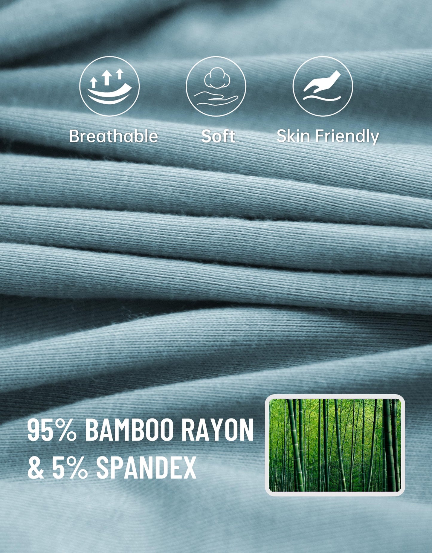 Men's Bamboo Boxer Briefs with 3-D Pouch