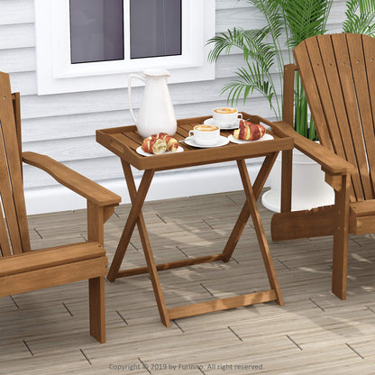 Furinno Outdoor Hardwood Tray Table - Large