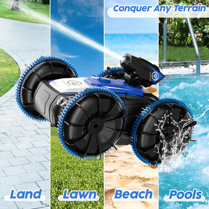 Amphibious Remote Control Car with Water Spray